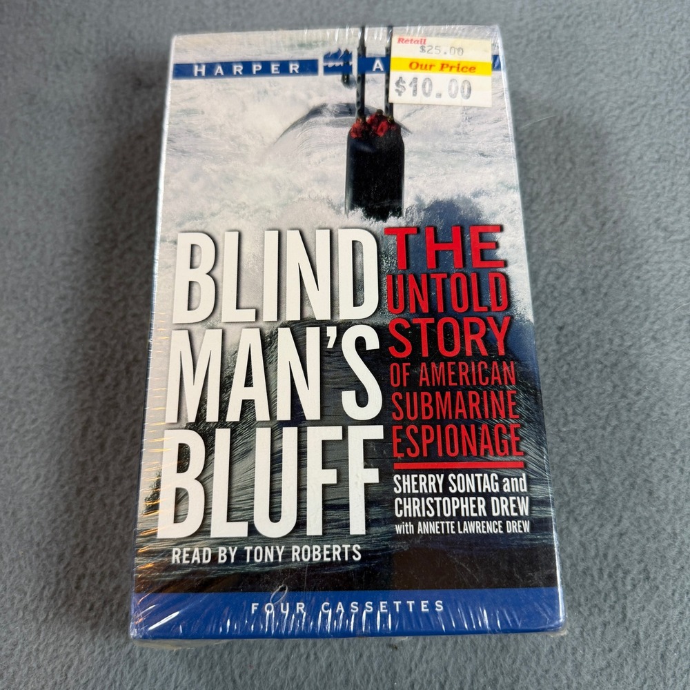 Blind Mans Bluff American Submarine Espionage 4 Cassette Audio Book New Sealed